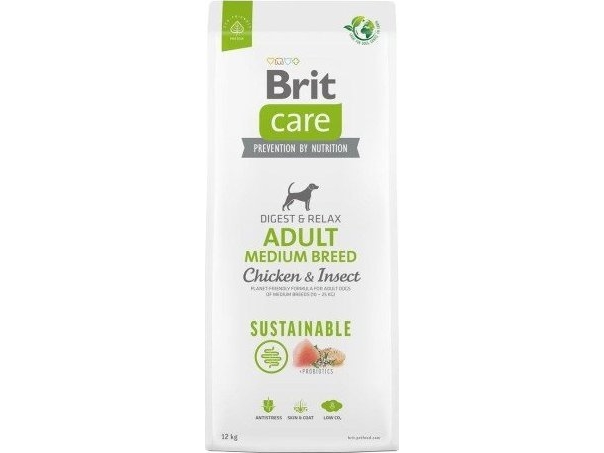 Brit Care Dog Sustainable Adult Medium Breed (12 kg)