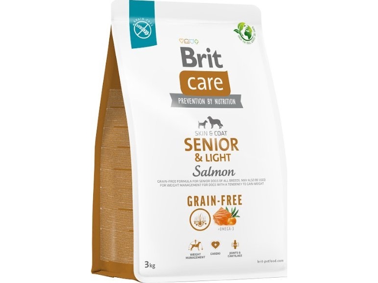 Brit Brit Care Dog Grain-Free Senior & Light Salmon 3Kg