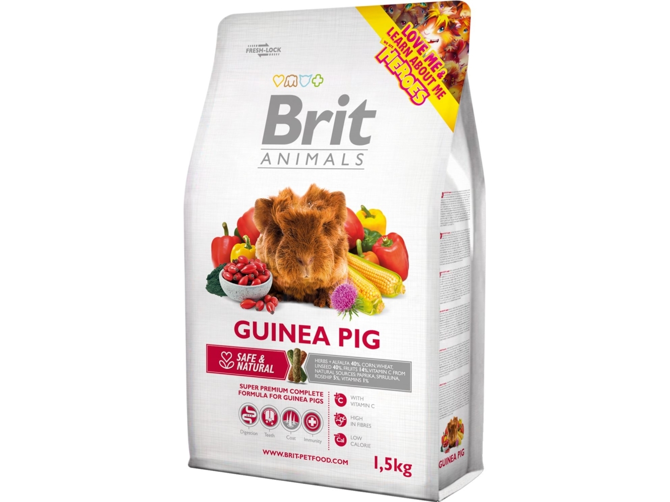 Produktfoto för Brit Animals Marsvin Adult (1,5 kg)