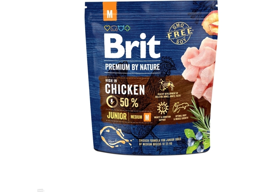 Brit Premium By Nature Junior M Medium 1 Kg