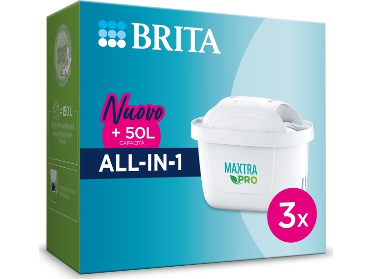 Brita MAXTRA PRO - PURE PERFORMANCE (ex ALL-IN-1) PACK 3, 3 styck, Brita, Vattenfilterpatron | Köksutrustning - Vattenfiltrering - Vattenfilter för vattenfilterkannor | GameStuff