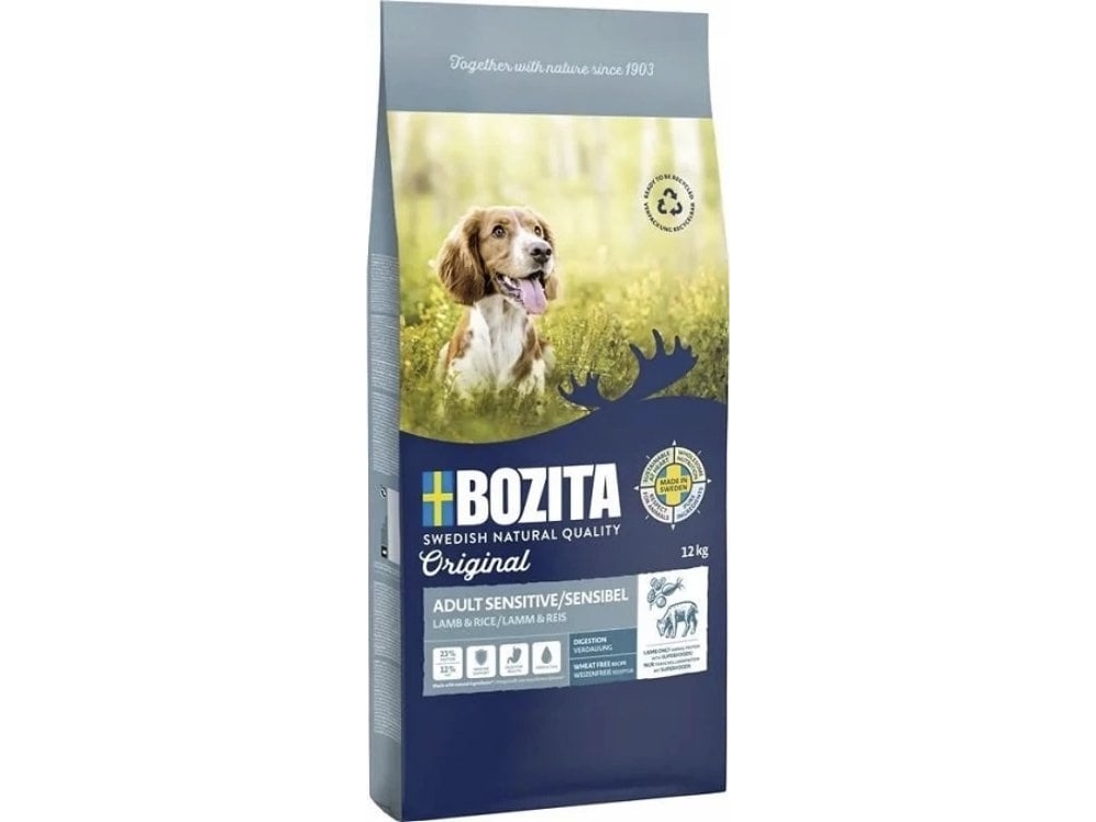 Bozita Original Sensitive Digestion Lamb And Rice - Tørfoder Til Hunde - 12Kg