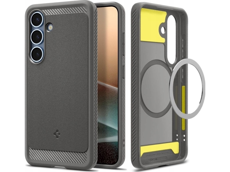 Spigen Rugged Armor Omslag Samsung Galaxy S25 15 8 Cm 6.2  " Grå