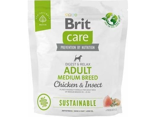 Brit Care Hundefutter Medium Huhn Insekten 1Kg