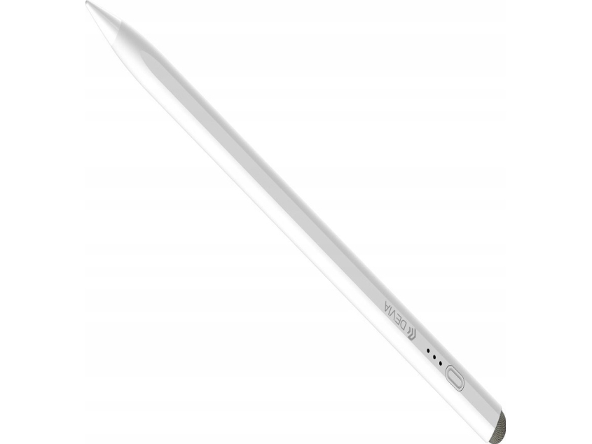 Stift Devia Für Ipad Stylus Für Apple Ipad/Ipad Pro/Ipad Air/Mini (Ab 2018) Und Alle Touchscreens Weiß