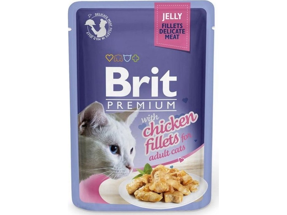 Brit Care Kissanruoka kanaa hyytelössä 85g