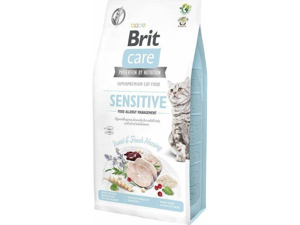 Brit Care Cat Gf Sensitive Food Allergy Management Insect & Herring