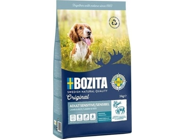 Bozita Original Sensitive Digestion Lamm Und Reis - Trockenfutter Für Hunde - 3Kg