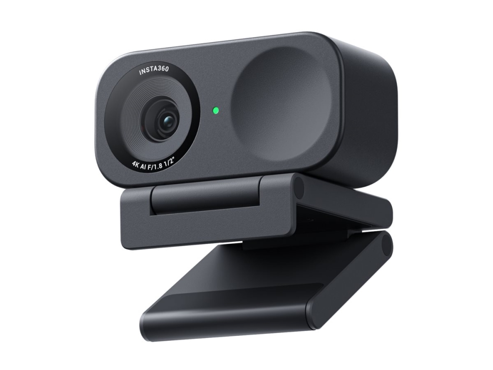 Insta360 Link 2c Webcam Panonering / Hældningsvinkel Farve 4096 X 2160 Audio H.264 Mjpeg Dc 5 V