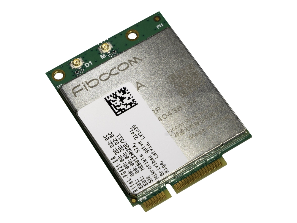 MikroTik R11eL-FG621-EA - Trådlöst mobilmodem - 4G LTE - PCIe Mini Card - 300 Mbps | Datortillbehör - Nätverk - Mobilt bredband | GameStuff