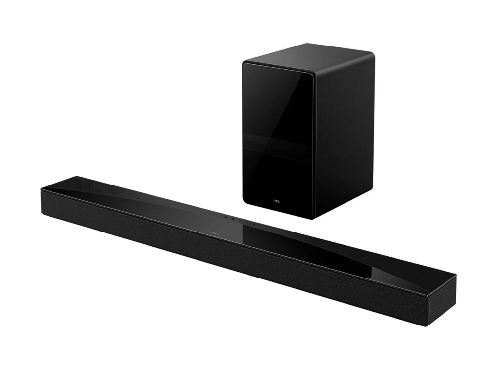 Tcl Q75 Series Q75he - Lydbarsystem - Til Tv - 5.1.2-Kanal - Trådløs - Wi-Fi, Bluetooth 5.1 - Mørk Titan