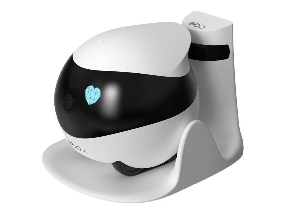 ENABOT EBO SE - Intelligent Companion Robot - RC - Wi-Fi - sort, hvid
