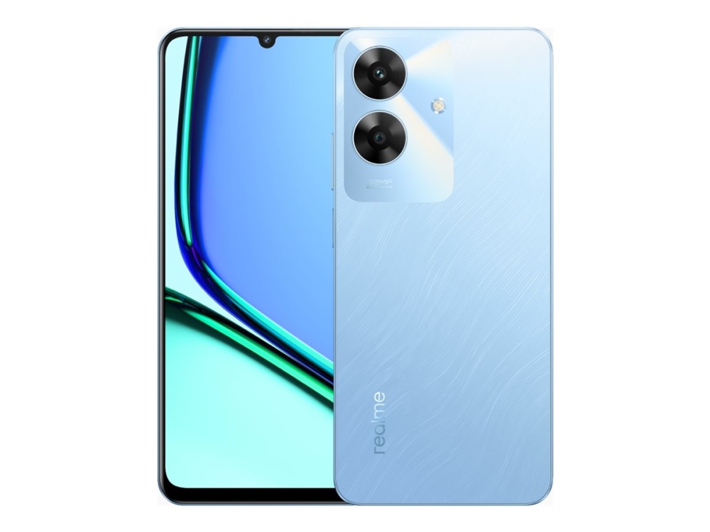 Realme Note 60 - 4G Smartphone - Dual-Sim - Ram 4 Gb / Intern Hukommelse 128 Gb - Microsd Slot - 6.74" - 1604 X 720 Pixels (90 Hz) - 2X Bagkameraer 3