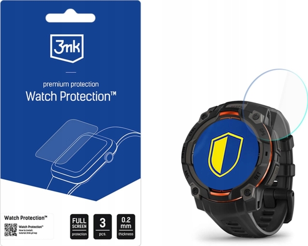 3Mk Watch Protection Flexibleglass Pro Garmin Instinct 3 45Mm (Amoled, Solar)