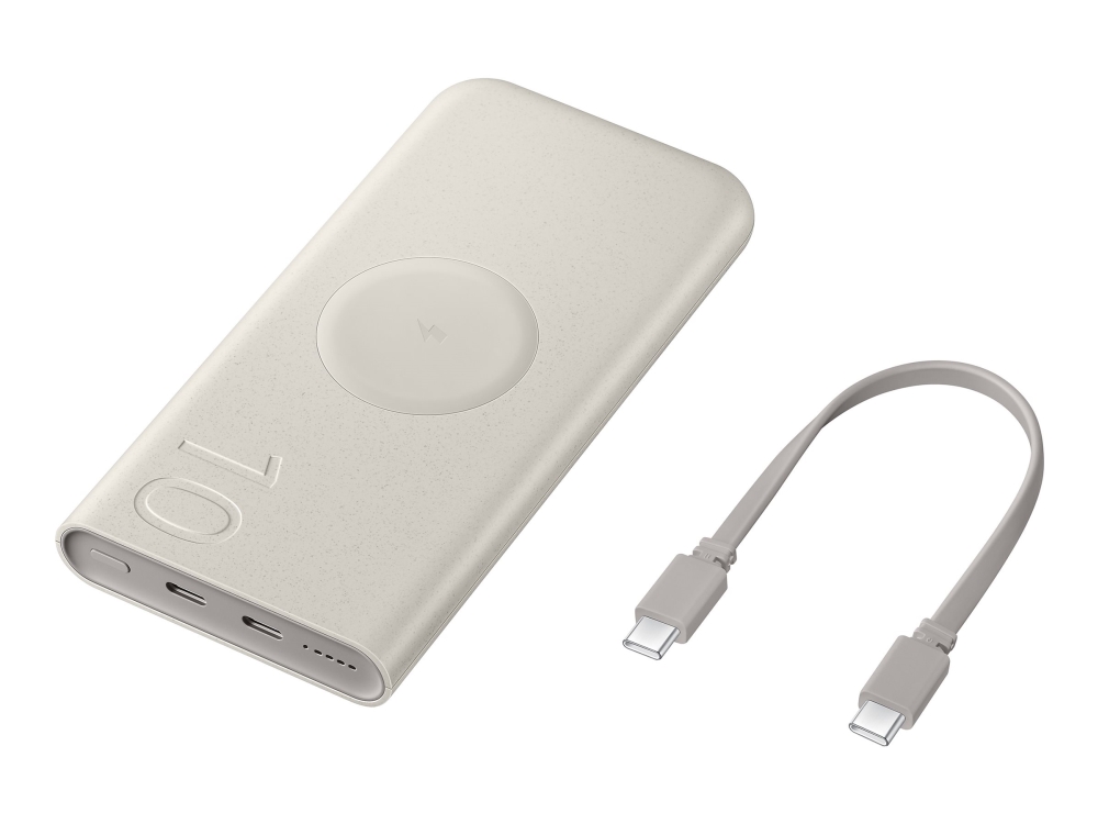 Samsung - Strömförsörjningsbank - 10000 mAh - 25 Watt - Fast Charge - beige | Tele & GPS - Batteri & Laddare - Strömförsörjningsbanker | GameStuff