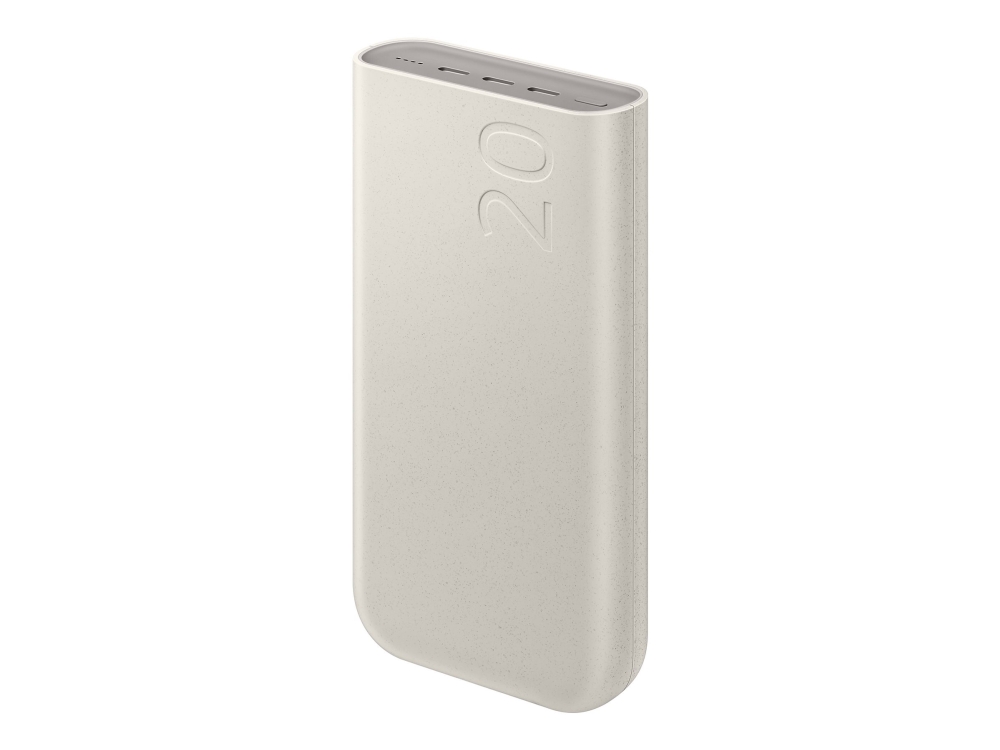 Samsung - Strömförsörjningsbank - 20000 mAh - Fast Charge (SFC 45 W) - beige | Tele & GPS - Batteri & Laddare - Strömförsörjningsbanker | GameStuff