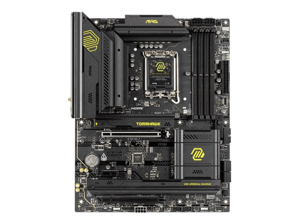 Msi Mag B860 Tomahawk Wifi - Bundkort - Atx - Lga1851 Sokkel - B860 Chipset - Usb4, Usb 3.2 Gen 1, Usb 3.2 Gen 2, Usb-C 3.2 Gen2 - 5 Gigabit Ethernet