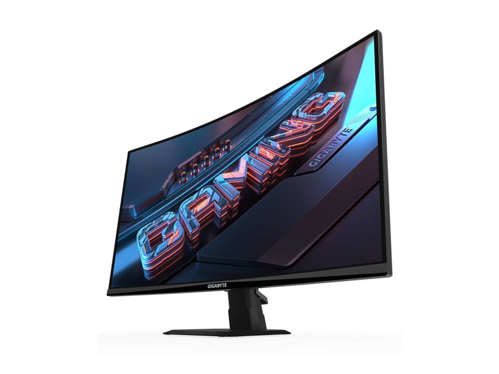 Gigabyte Gs27qca 27" Qhd Gebogener Gaming-Monitor – 2560 X 1440, 180Hz, 1Ms, 250 Cd/M², Freesync, Hdr Ready, Hdmi 2.0, Displayport 1.4, 68,6 Cm (27")