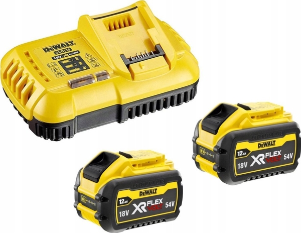 DEWALT. BATTERY 18/54V 12.0/4.0Ah FLEXVOLT DCB548 2pcs + CHARGER DCB118 | Elverktyg - Batteri & Laddare - Batteri till DIY | GameStuff