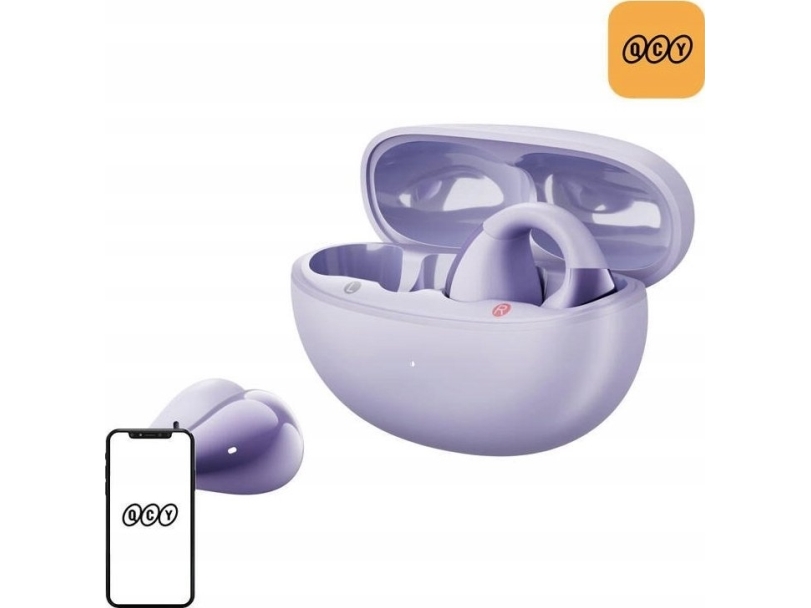 Qcy Crossky Clip T33 Drahtloser Kopfhörer (Lila)