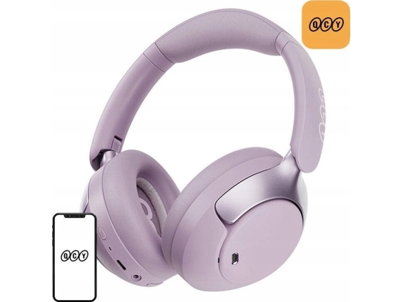 Qcy H3 Pro Anc Bluetooth 5.4 Ldac/Aac/Sbc Trådløse In-Ear-Hovedtelefoner (Violet)
