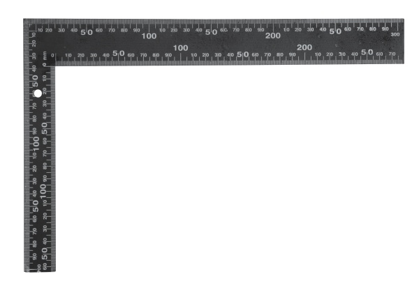 Vorel 18200 - Try Square, Steel, 600 X 400 Mm Black
