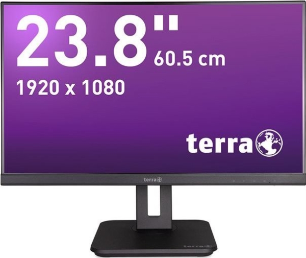 Terra Lcd/Led 2448W Pv V3.1 Sort Hdmi/Dp/Usb-C/Greenline Plus - Fladskærm (Tft/Lcd) - 23,8" (3030238)