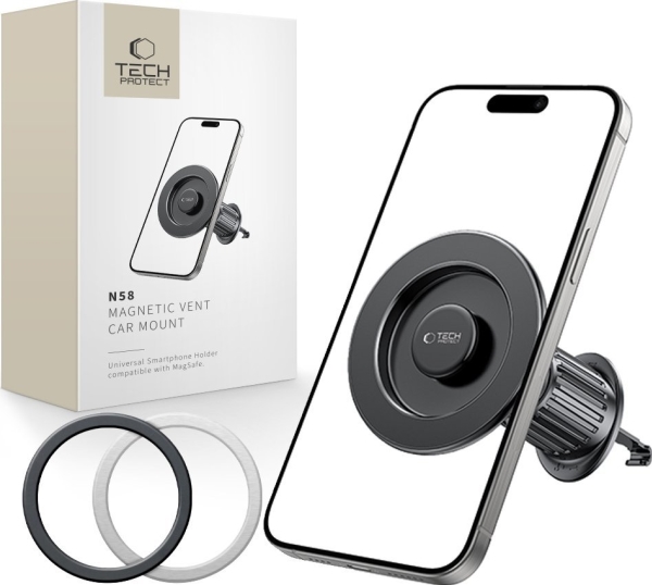 Tech-Protect N58 Magnetic Magsafe Vent Car Mount Black