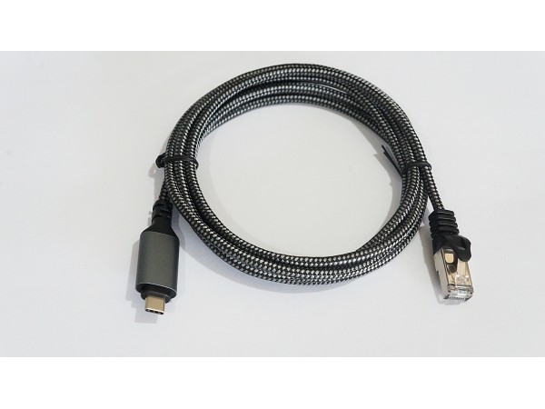 !Tb Rj-45 - Usb C Cable 2 M Kat.6, 1 Gbit
