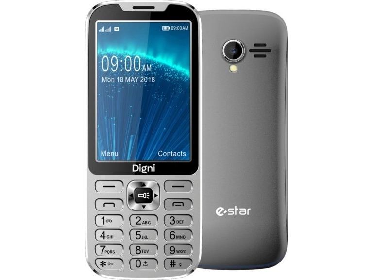 Estar Digni Call 4G Telefon Dual Sim Sidabrinis