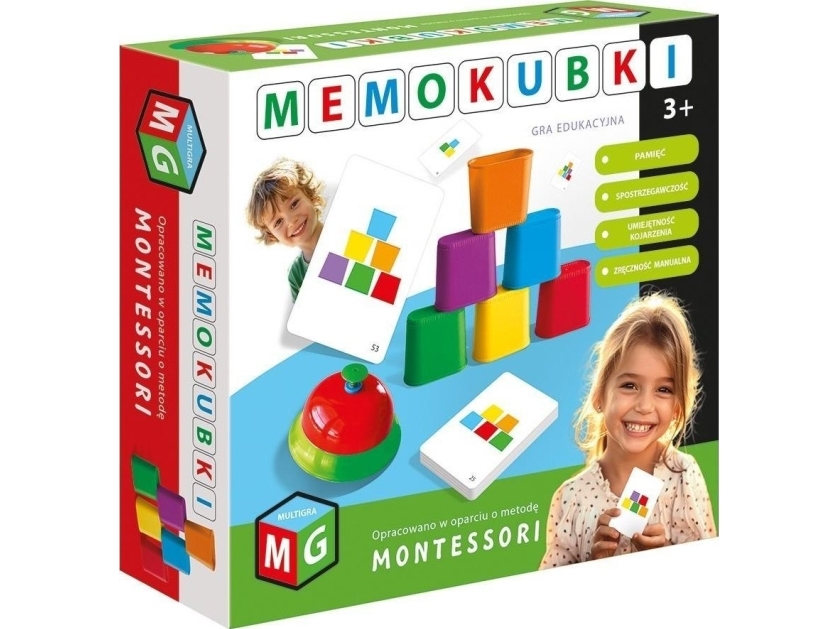 Montessori Læringsspil Memokubes 05952