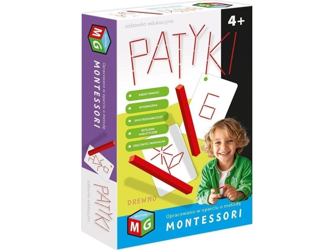Multigra Montessori -Lernspielzeug Sticks 05945