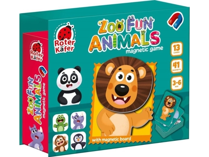 Magnetpuzzle Lustige Tiere Im Zoo