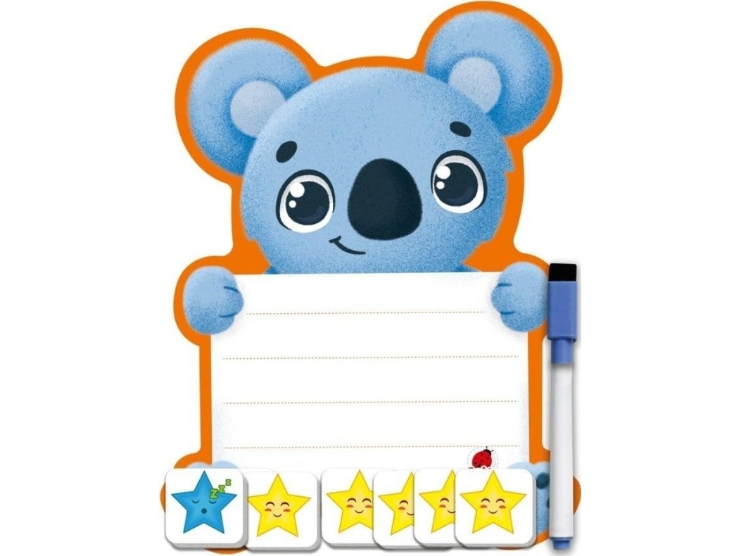Magnetisk whiteboard med Koala-tusch