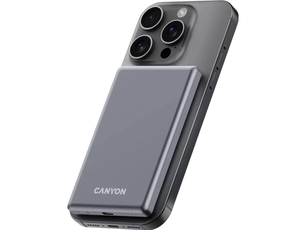 Powerbank Canyon 5000Mah 20W Magsafe, Dunkelgrau