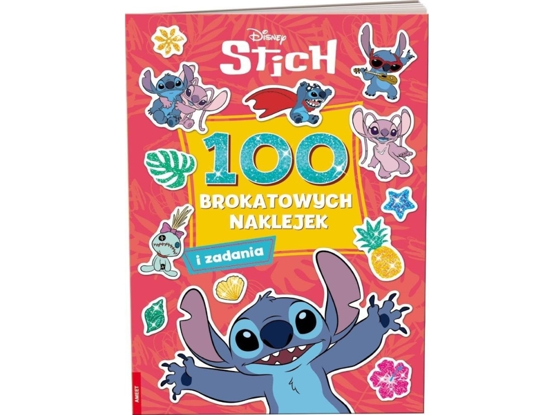 Stingbog. 100 Glitterklistermærker Nb-9107