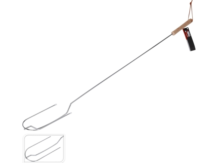 ELDGAFFEL 100CM MED TRÄHANDTAG | Trädgården - Eldstad - Eldstadtillbehör | GameStuff