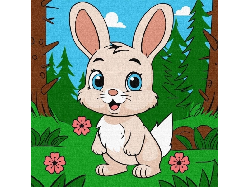 Painting by numbers - Magic Rabbit Kids