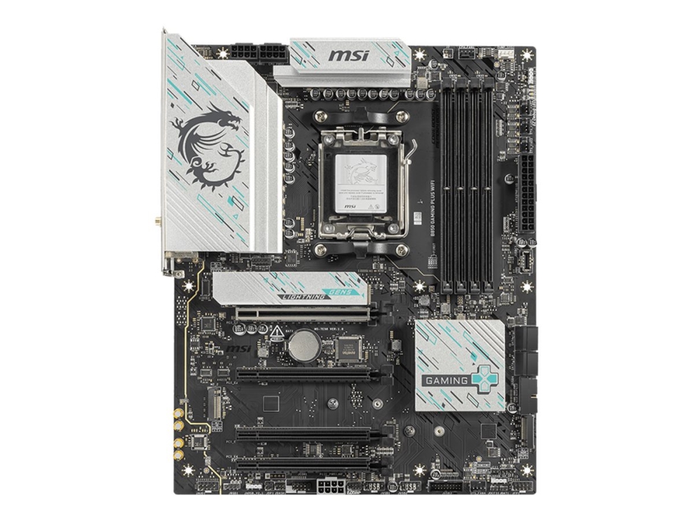 Msi B850 Gaming Plus Wifi Moderkort Atx Socket Am5 Amd B850 Chipuppsattning Usb 3.2 Gen 2 Usb C 3.2 Gen2 Usb 3.2 Gen 1 5 Gigabit Ethern