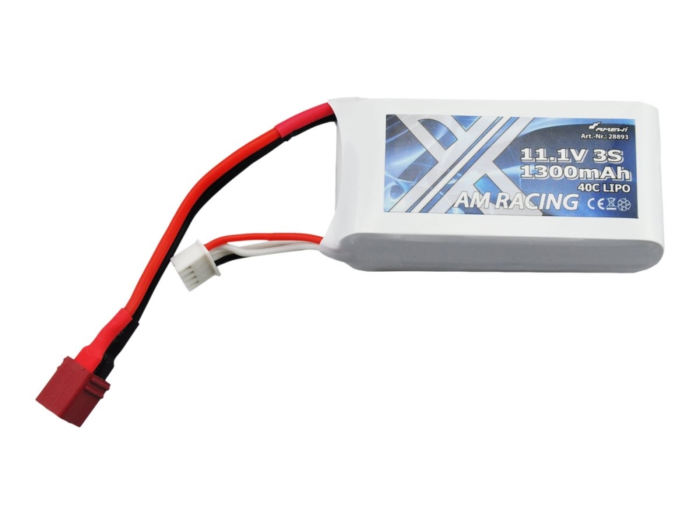 AMEWI - Batterier - Li-pol - 1300 mAh - 14.43 Wh - 3S (3S1P) - 40C
