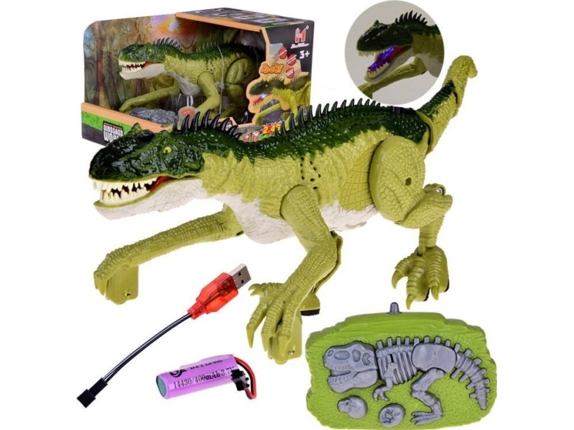 Yokomisiad Figur Grön Dinosaurie Förhistorisk Fjarrkontroll Leksak Rc0632