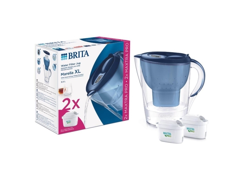 Vandens filtravimo indas Brita MARELLA XL, 3.5 l, mėlyna
