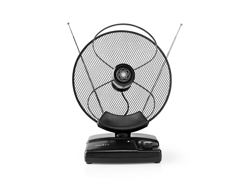 Nedis ANIR2503BK700, inomhus, Svart, 36 dBi, 1,5 m, FM, UHF, VHF, IEC | TV, Ljud & Bild - TV & Hemmabio - TV Tillbehör | GameStuff