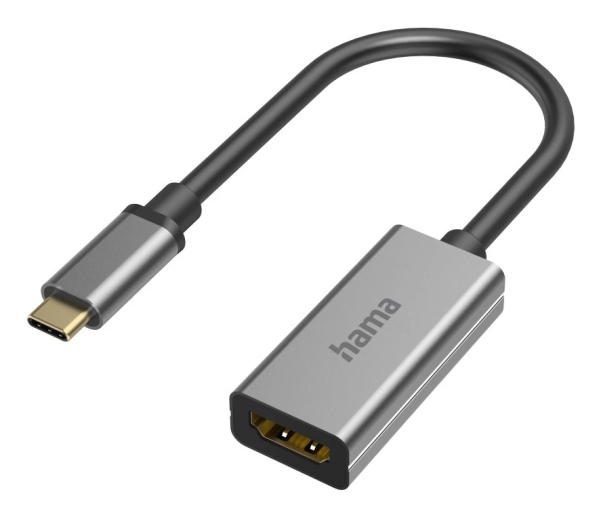 Hama Audio Adapter USB-C To HDMI Ultra-Hd 8K@60Hz Alu