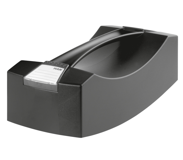 HAN 19001-13, Svart, 390 mm, 135 mm, 150 mm, 1 styck | Arkivering - Arkiv box/mappar - Förvaringslåda för hängmappar | GameStuff