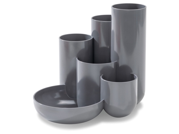 Han Campus, Polystyrene, Dunkles Grau, 140 Mm, 140 Mm, 109 Mm, 1 Stück(E)