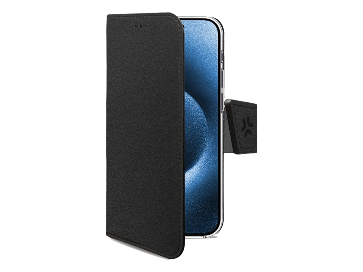 Celly Wally1079, Tegnebogsetui, Apple, Iphone 16 Pro, 16 Cm (6.3"), Sort
