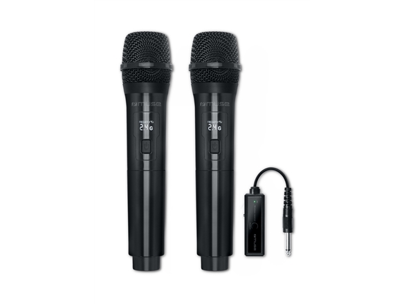 Muse Muse | 2Er-Pack Drahtlose Mikrofone | Mc-50 Wi | Schwarz