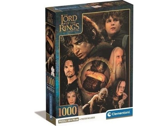 Clementoni Clementoni Puzzle 1000El Władca Pierścieni. The Lord Of Rings 39907