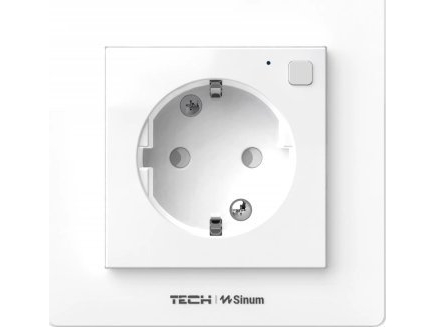 ML Trådløs stikkontakt med strømmåling hvid FF-230 Tech Controls
